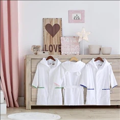 Luxury Hotel Style Cutting Velvet Bathrobe